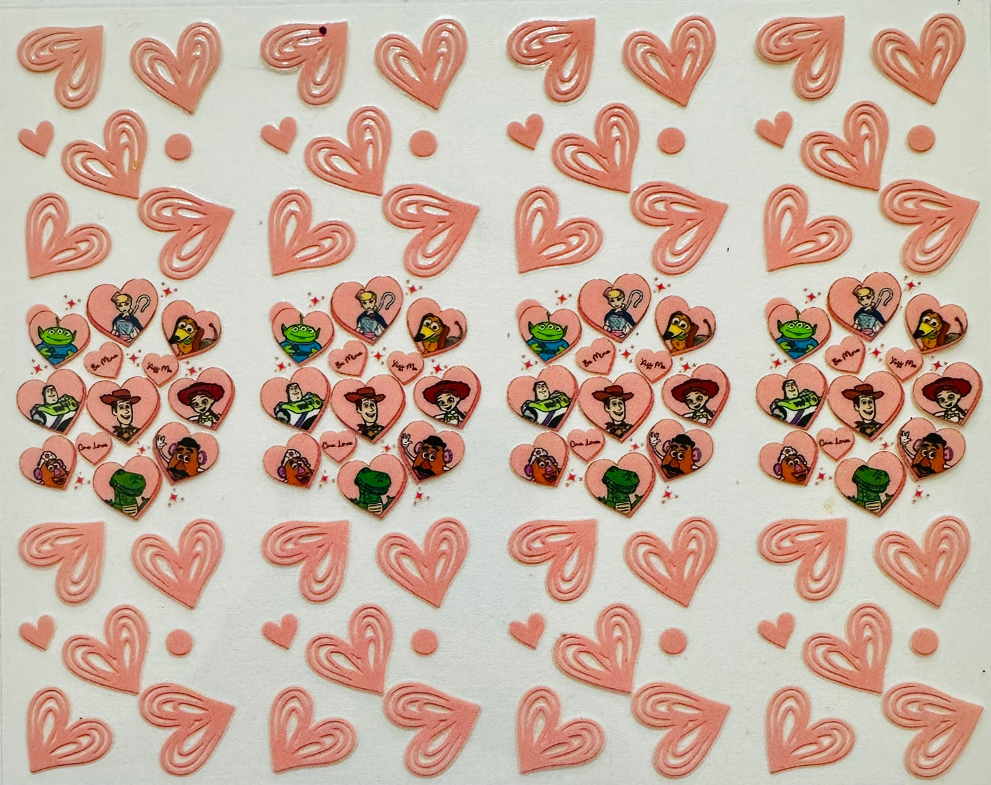 Toy Story w Pink Hearts