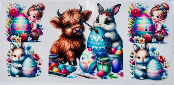 Easter Highland Cow 1