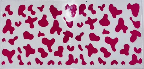 Hot Pink Cow Print