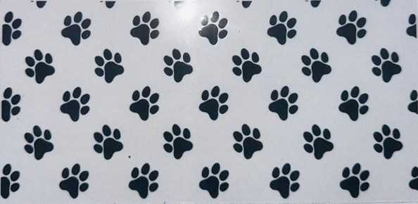 Solid Black Paw Prints