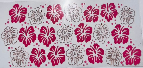 Hot Pink Hawaiian Flowers