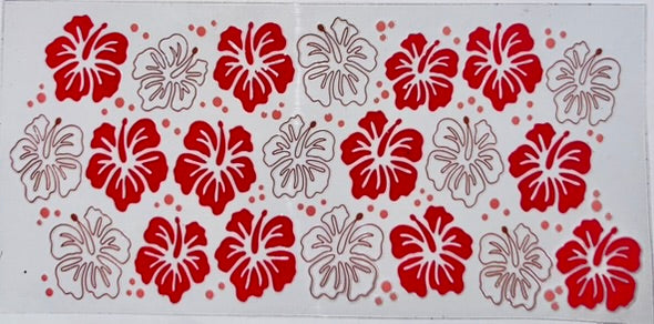 Red Hawaiian Flowers