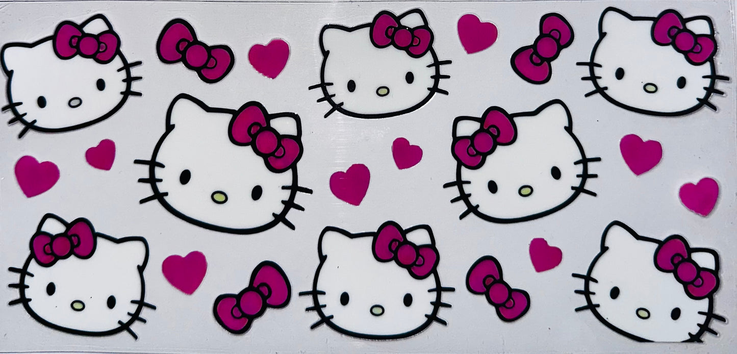 Pink Hello Kitty Faces