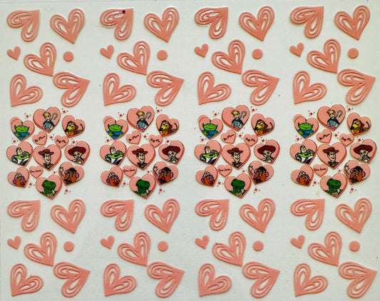 Toy Story w Pink Hearts
