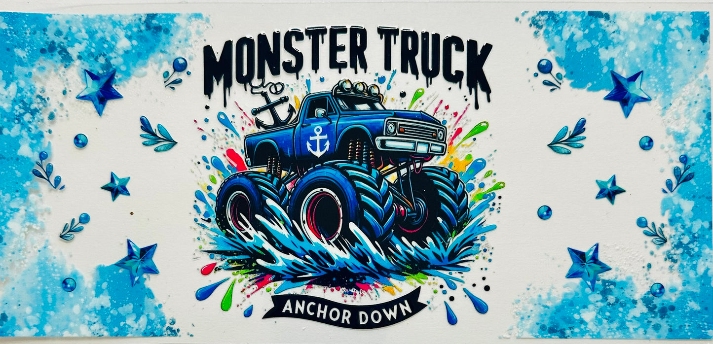 Blue Monster Truck