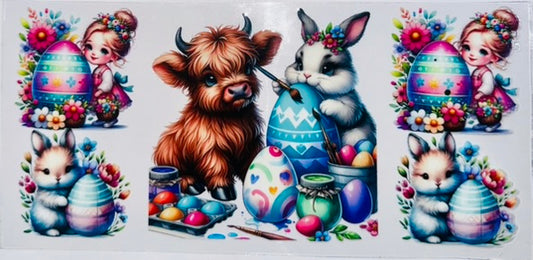 Easter Highland Cow 1