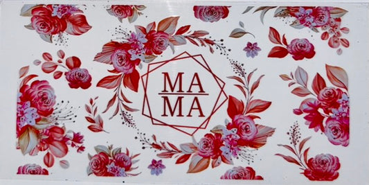 Mama w Red Flowers