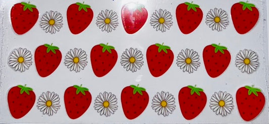 Strawberries and Daisies