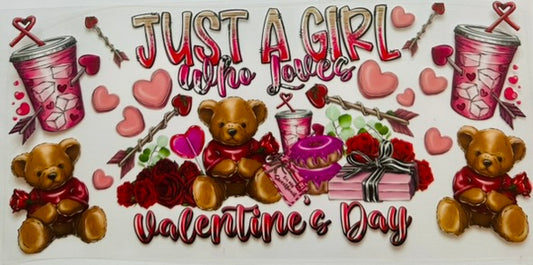 Just A Girl Who Loves Valentines
