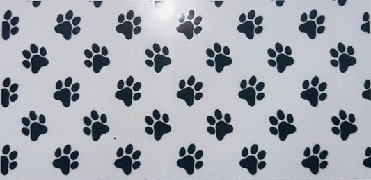 Solid Black Paw Prints
