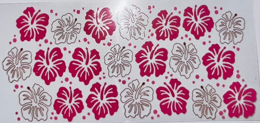 Hot Pink Hawaiian Flowers
