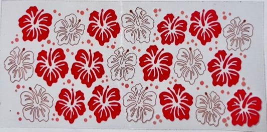 Red Hawaiian Flowers