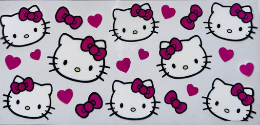 Pink Hello Kitty Faces
