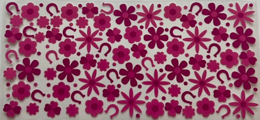Pink Flowers and Horseshoes