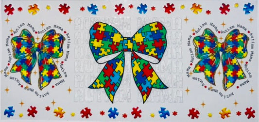 Autism Mama w Bows