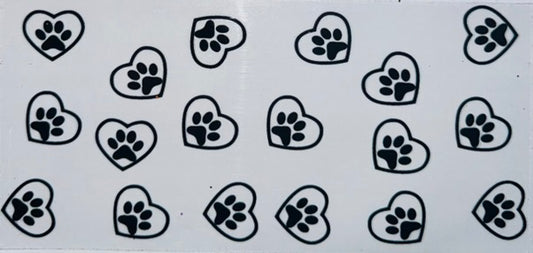 Hearts w Paw Prints