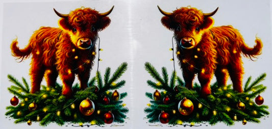 Christmas Highland Cow 2